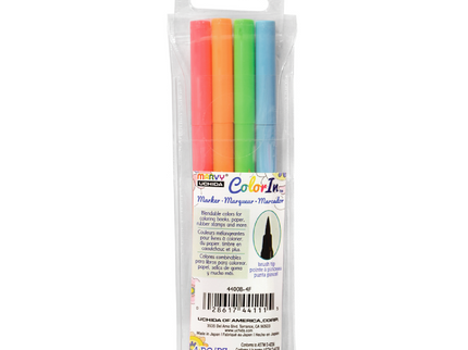 Color In Brushpens - Set de 4 - Neon