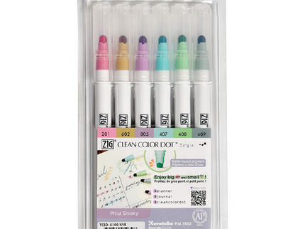 Clean Color Dot Single - Set 6 - Mild Smoky Colors