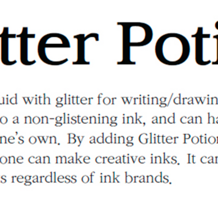 Glitter Potion - Silver Shoes