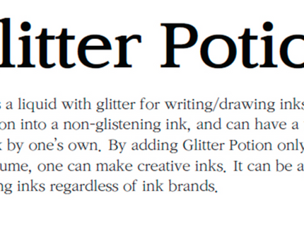 Glitter Potion - Healing Light