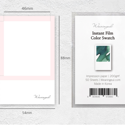 Instant Film Color Chart - 50