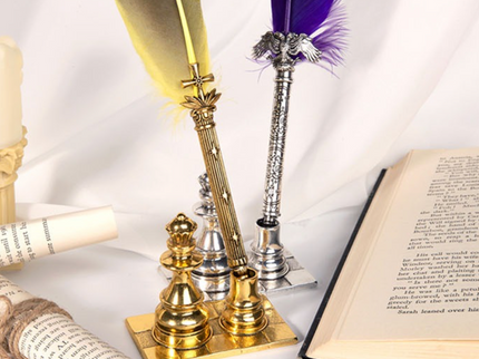 Psyche Feather Pen & Holder Set
