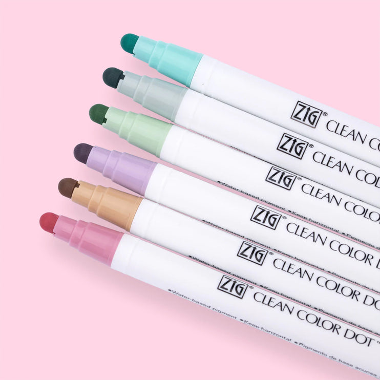 Clean Color Dot Single - Set 6 - Mild Smoky Colors