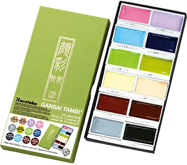 Acuarelas Gansai Tambi - Set 12 - ColorSwatch