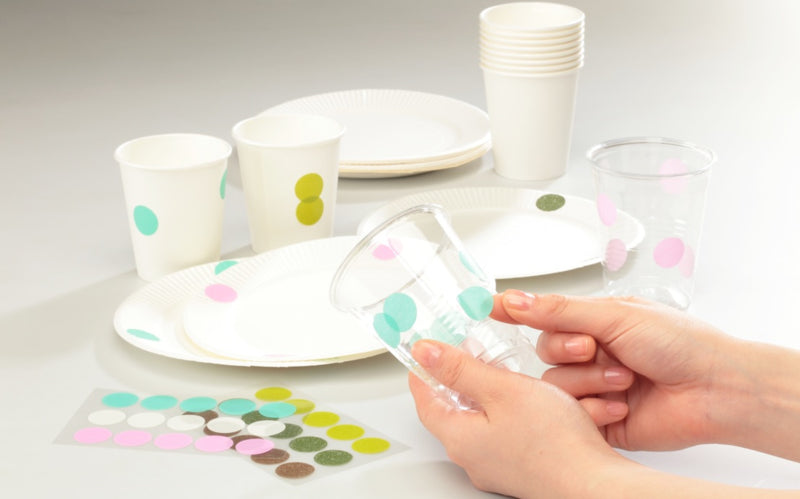 Washi dots - 16mm Earth