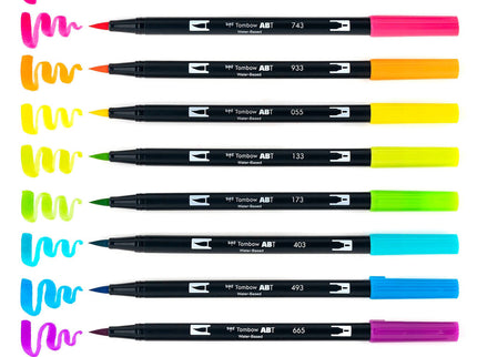 Dual Brush Pens - Bright