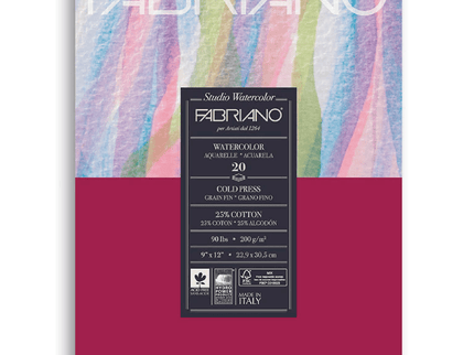 Bloc de Papel Acuarela - 20 hojas - ColorSwatch