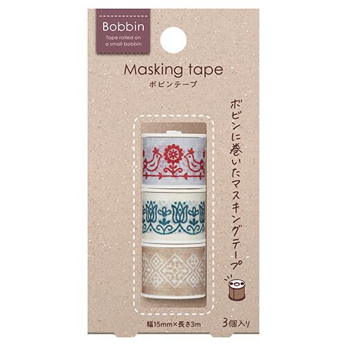 Bobbin - 3 Mini Washi - Embroidery - ColorSwatch
