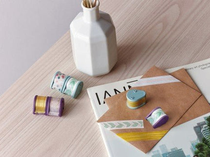 Bobbin - 3 Mini Washi - Linen - ColorSwatch