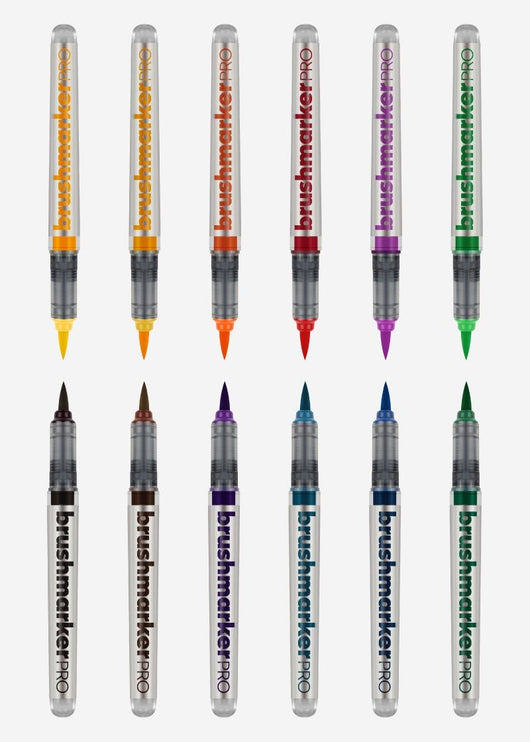 Brushmarker Pro Basic - Set de 12 - ColorSwatch
