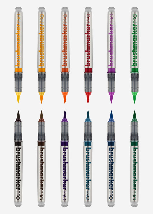 Brushmarker Pro Basic - Set de 12
