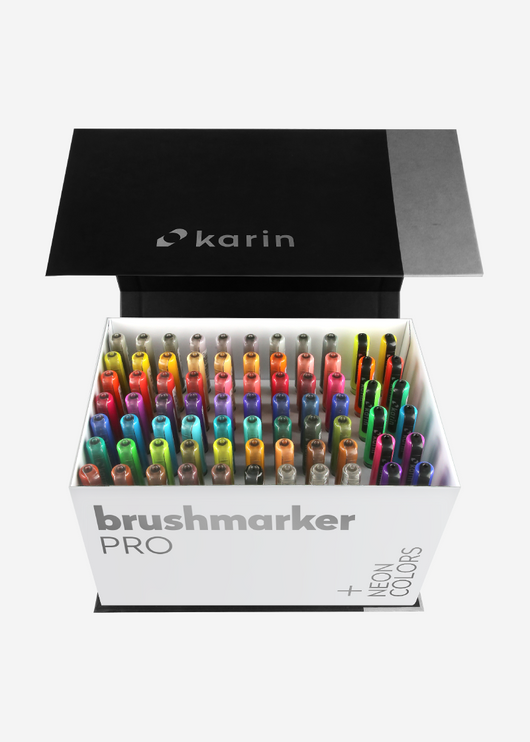 Brushmarker Pro Mega Box Plus - 75 Unidades