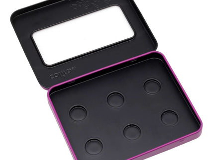 Caja Vacía para 6 Acuarelas Coliro - Metálica - MORADA - ColorSwatch