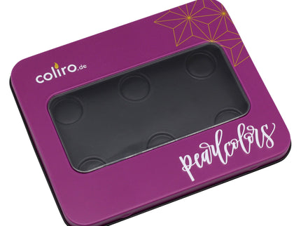 Caja Vacía para 6 Acuarelas Coliro - Metálica - MORADA - ColorSwatch