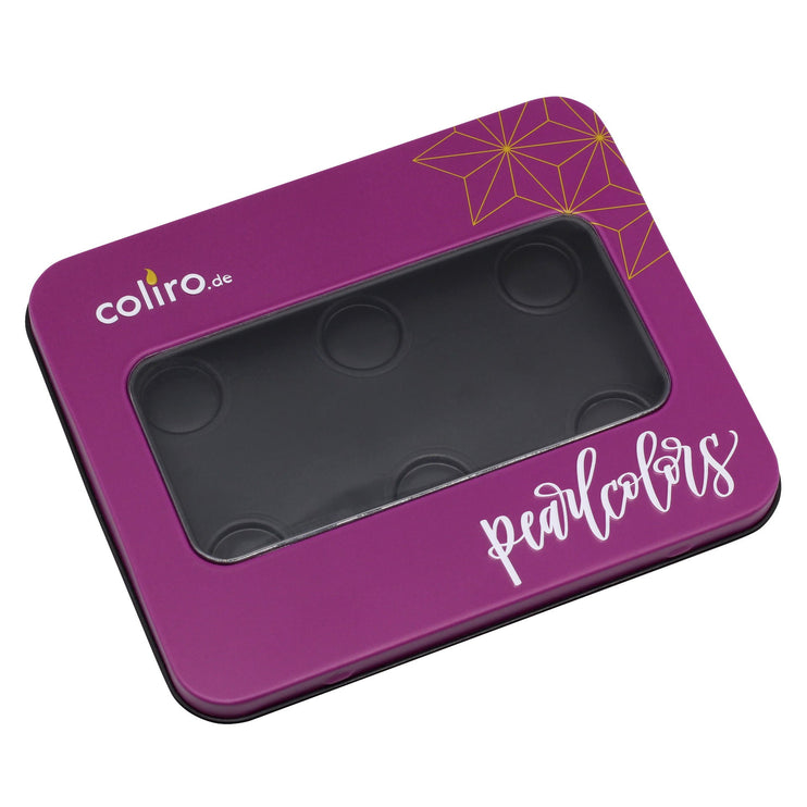 Caja Vacía para 6 Acuarelas Coliro - Metálica - MORADA - ColorSwatch