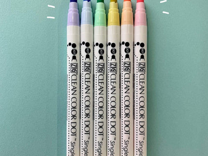 Clean Color Dot Single - Set 6 - Mild Colors - ColorSwatch