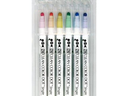 Clean Color Dot Single - Set 6 - Mild Colors - ColorSwatch