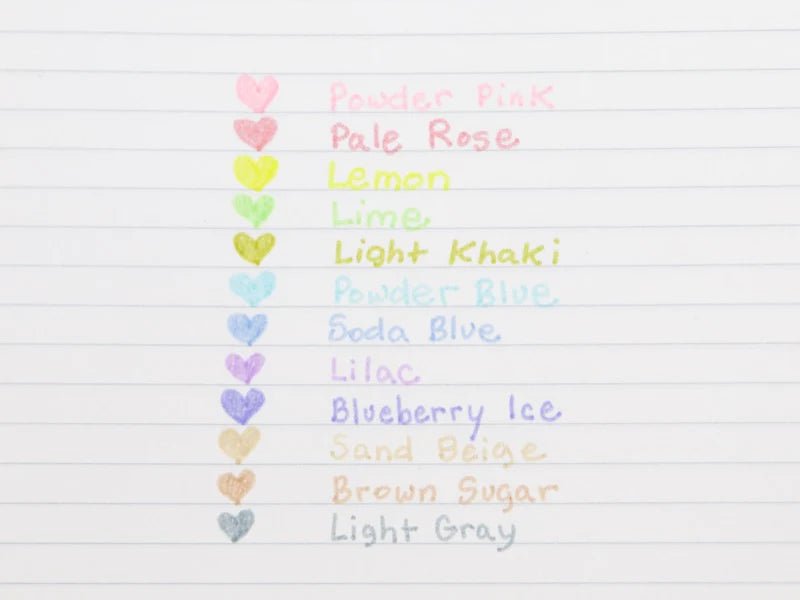 Clickart - Set de 12 - Pastel - ColorSwatch