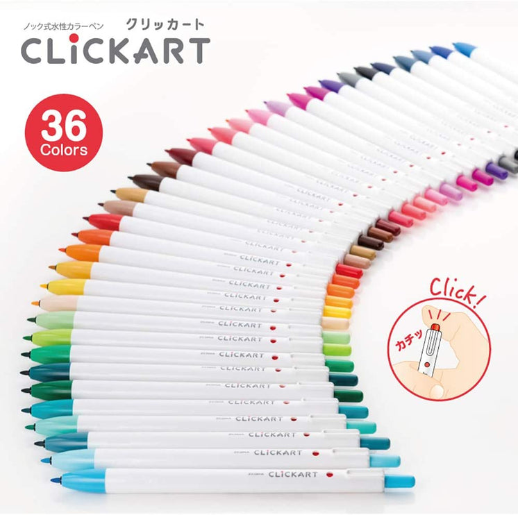 Clickart - Set de 36 + Estuche - ColorSwatch
