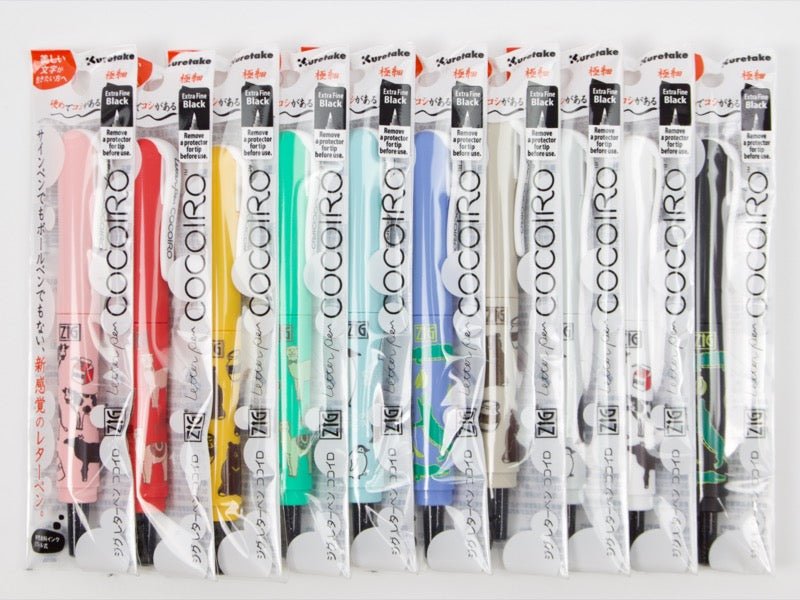 Cocoiro Letter Pen - Animales - Body + EF Brush - ColorSwatch