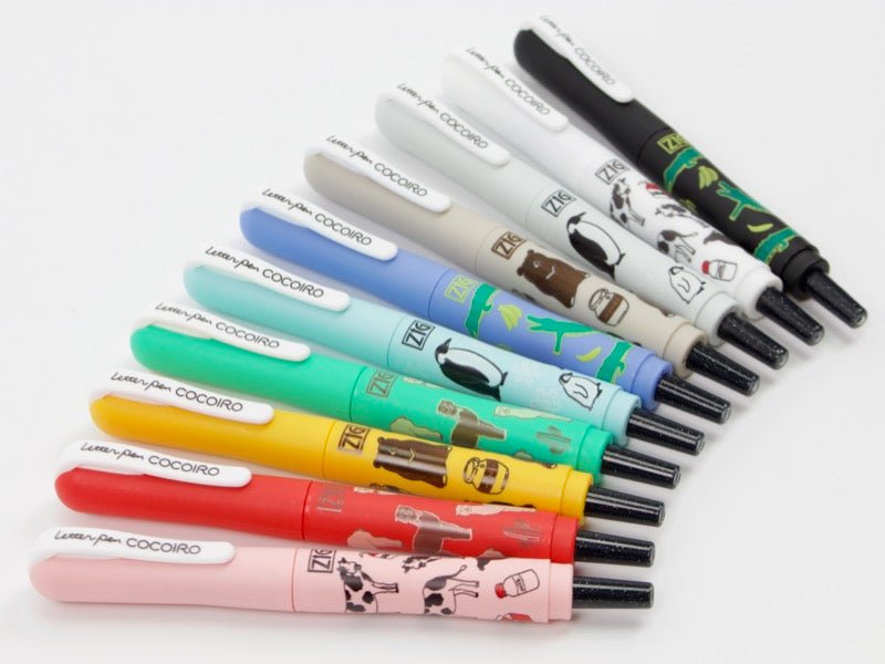 Cocoiro Letter Pen - Animales - Body + EF Brush - ColorSwatch
