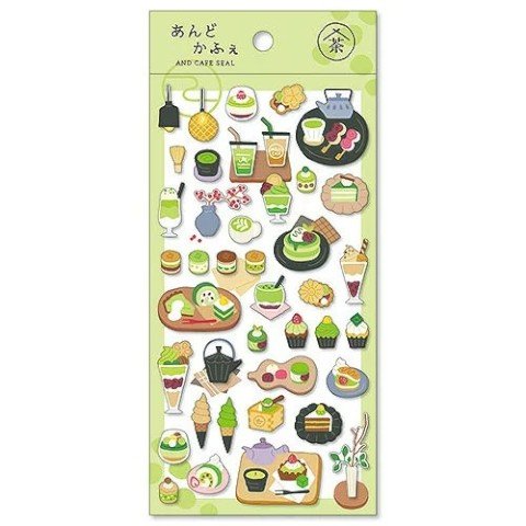 Coffee Stickers - Matcha - ColorSwatch