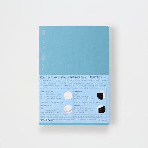 Cuaderno 365 Días A5 - Puntos - Celeste - ColorSwatch