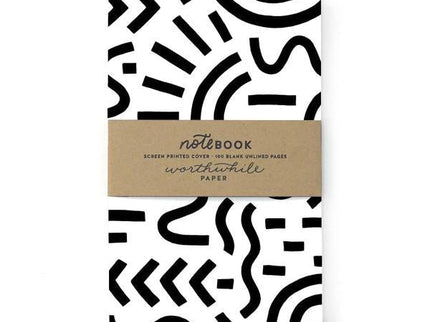 Cuaderno - Curves and Lines Pattern - ColorSwatch