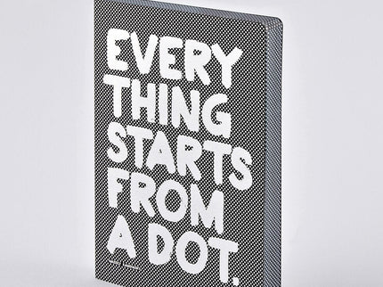 Cuaderno Graphic L - "Everything Starts From A Dot" - ColorSwatch