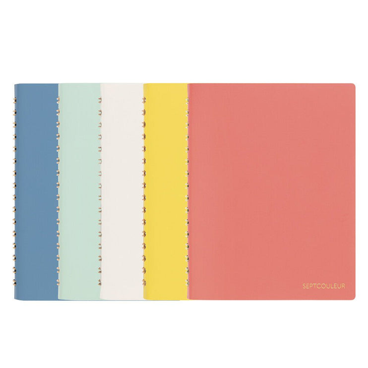 Cuaderno Septcouleur - A5 - cuadrícula 3mm - ColorSwatch