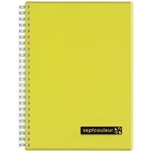 Cuaderno Septcouleur - A5 - Líneas - Amarillo - ColorSwatch