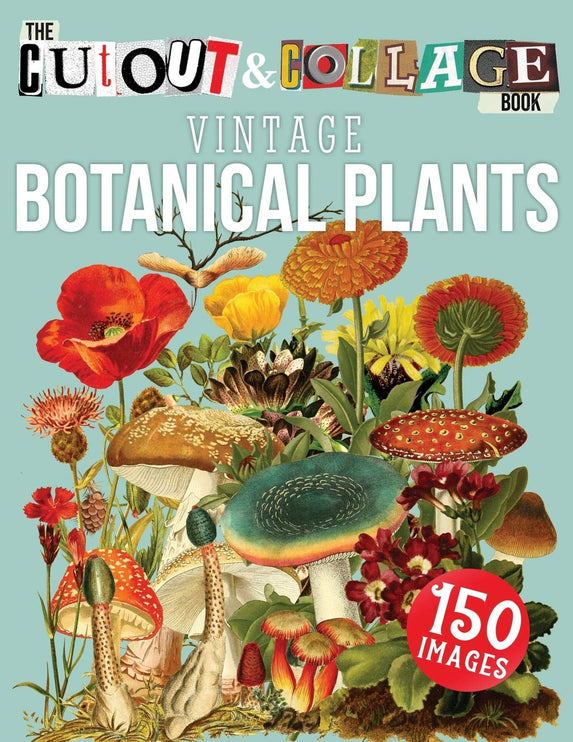 Cut Out & Collage Book - Botanical Plants - ColorSwatch