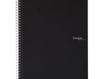EcoQua - Cuaderno Espiral A4 - En Blanco - Black