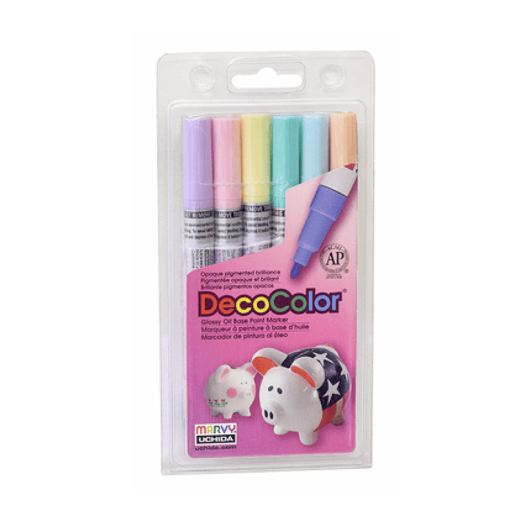 DecoColor - Pastel - Set de 6 - ColorSwatch