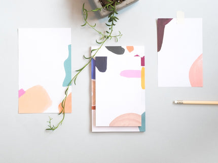 Desk Art Notepad Set Francis - ColorSwatch