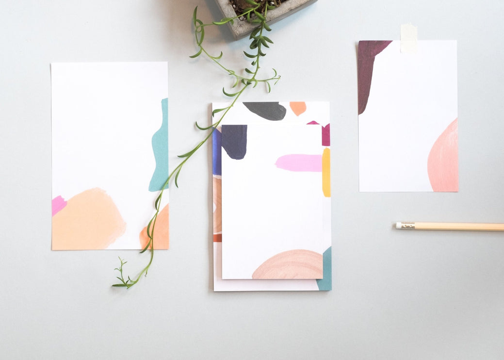 Desk Art Notepad Set Francis - ColorSwatch