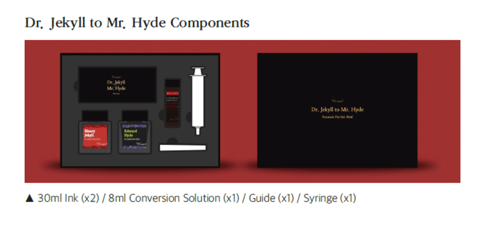 Dr. Jeckyll to Mr. Hyde - Set de Tintas - ColorSwatch
