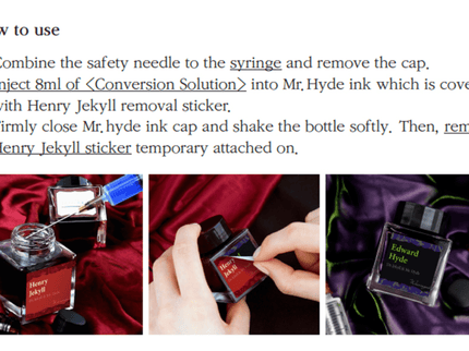 Dr. Jeckyll to Mr. Hyde - Set de Tintas - ColorSwatch