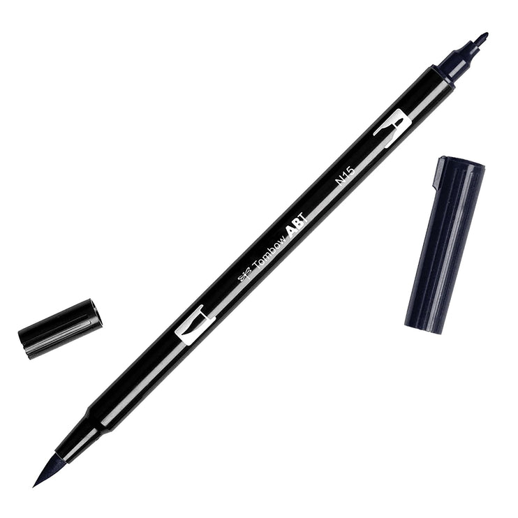 Dual Brush - N15 Black - ColorSwatch