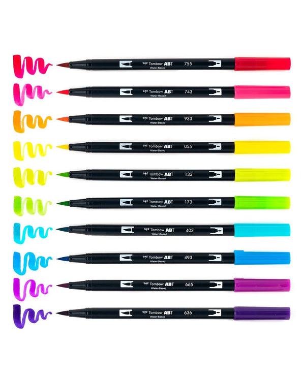 Dual Brush Pens - Bright - ColorSwatch