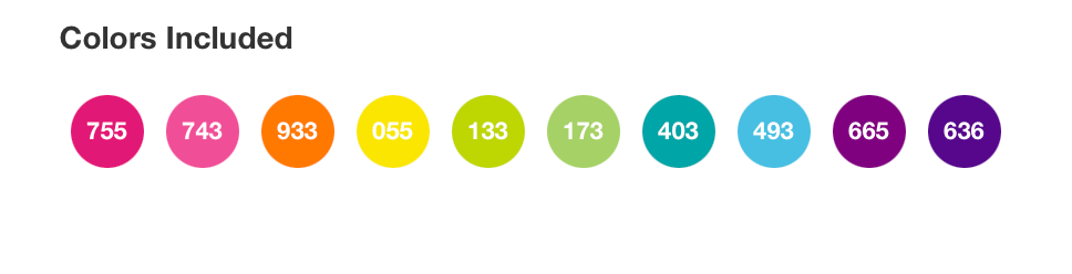 Dual Brush Pens - Bright - ColorSwatch