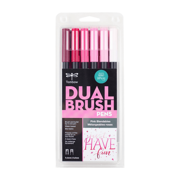 Dual Brush - Set de 6 - Rosado - ColorSwatch