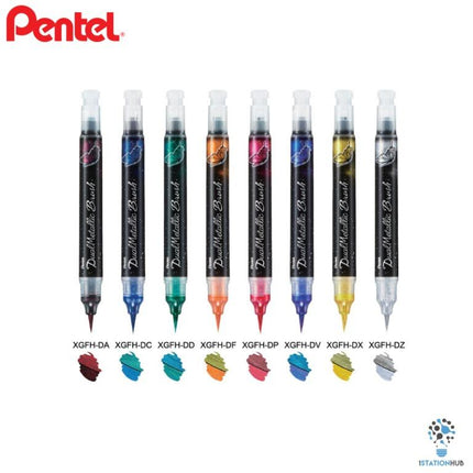 Dual Metallic Glitter Brush Pen - (Unidad) - ColorSwatch