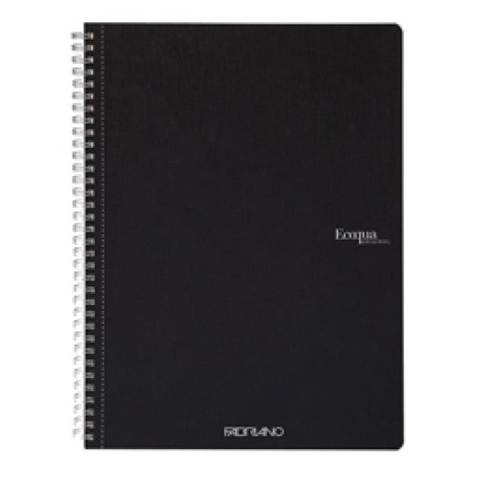 EcoQua - Cuaderno Espiral A4 - En Blanco - Black - ColorSwatch