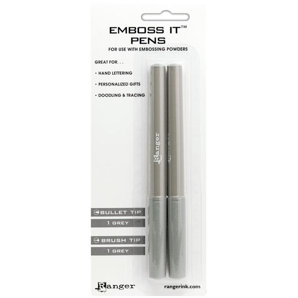 Emboss it Pens - Brush + Round - ColorSwatch
