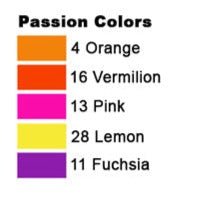 EMOTT - Set de 5 - Passion - ColorSwatch