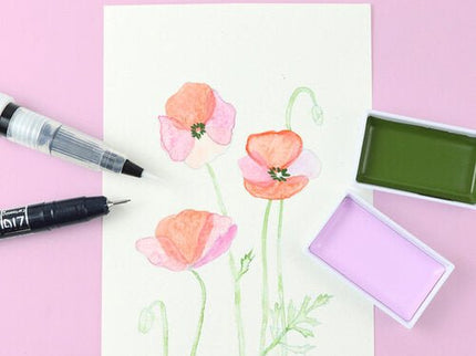 Exploring Watercolor Set - Flores - ColorSwatch