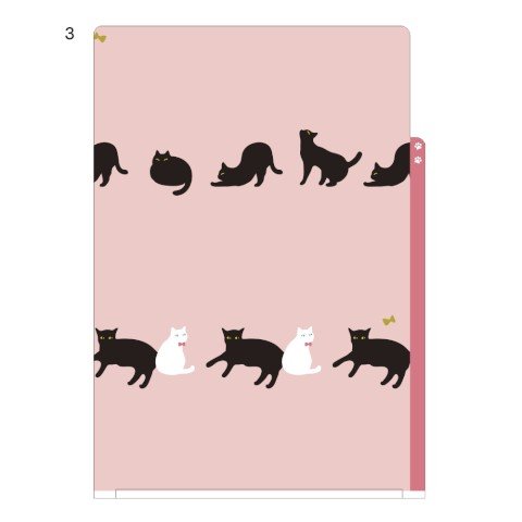 Folder de 3 Compartimentos A4 - Gatos - ColorSwatch