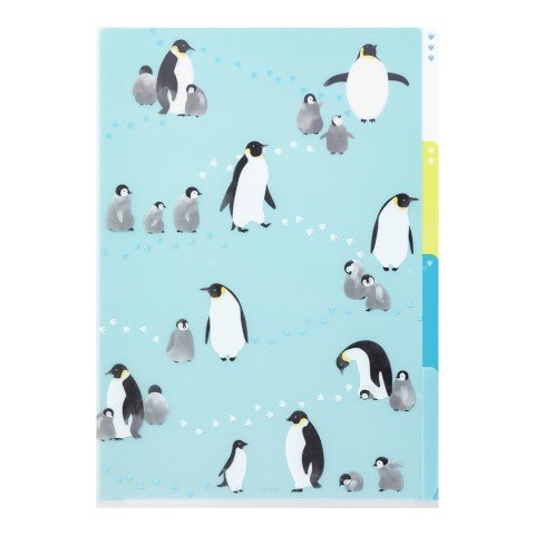 Folder de 3 Compartimentos A4 - Pingüinos - ColorSwatch