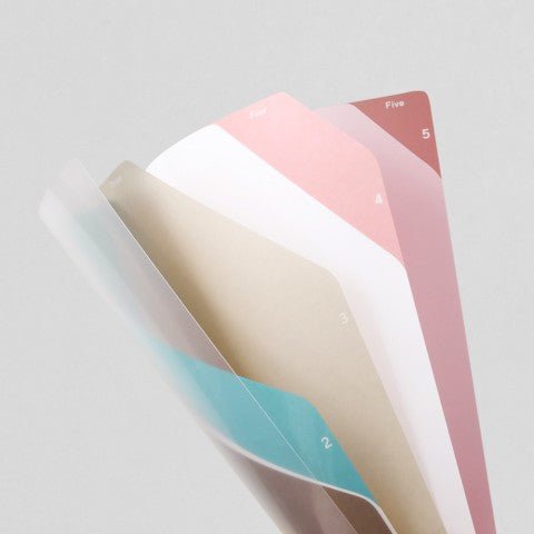 Folder de 5 Compartimentos A4 - Lineas Amarillo - ColorSwatch